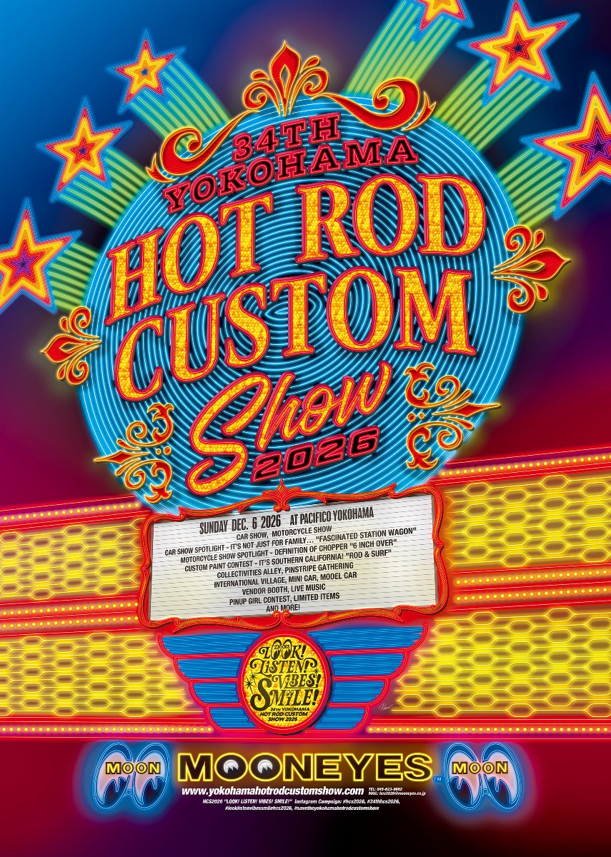 34th Yokohama Hot Rod Custom Show 2026