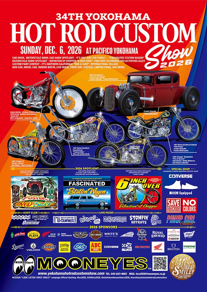 34th Yokohama Hot Rod Custom Show 2026