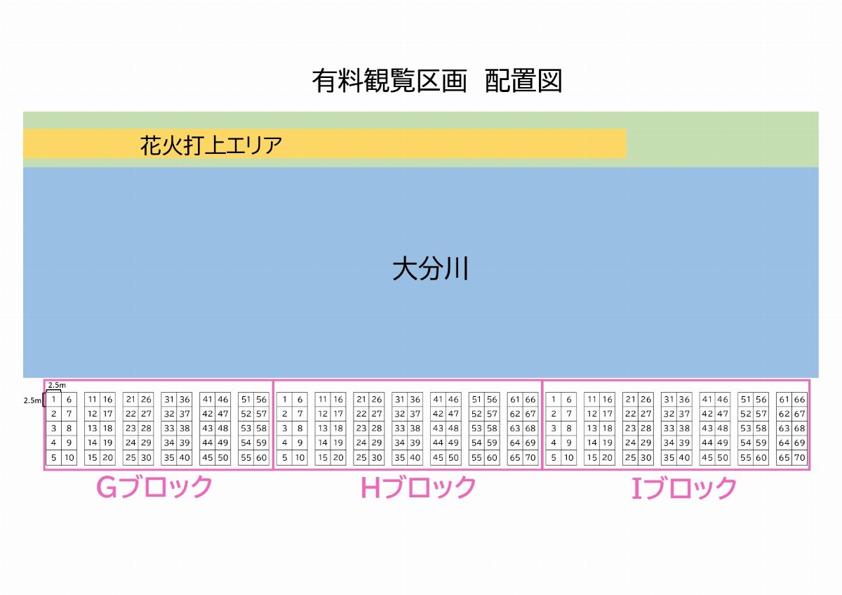 （抽選販売）おおいた「夢」花火2026【観覧区画】 スライド画像2