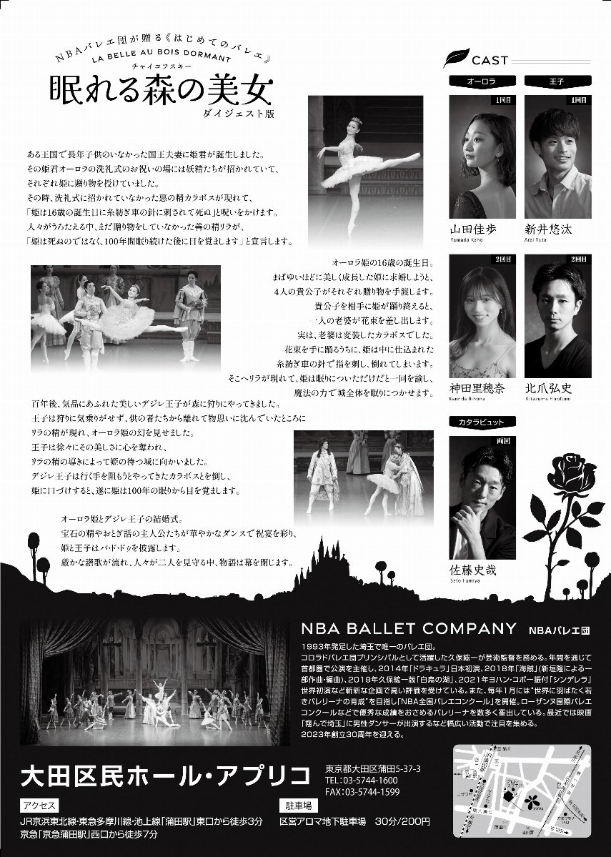NBAバレエ団が贈るはじめてのバレエ『眠れる森の美女』ダイジェスト版13時 スライド画像1