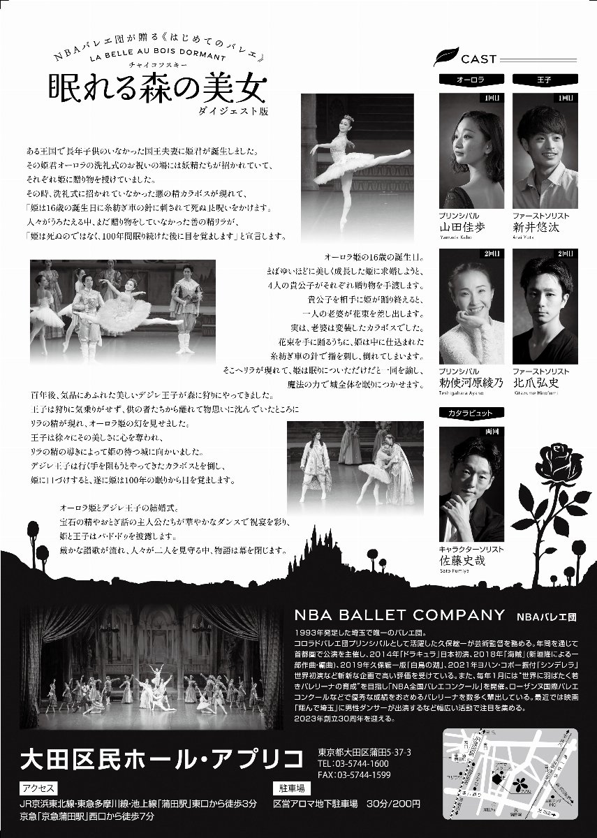 NBAバレエ団が贈るはじめてのバレエ『眠れる森の美女』ダイジェスト版13時 スライド画像1